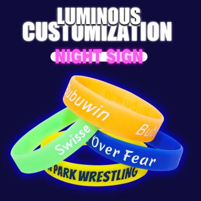 China Silk Screen Printing Rubber Wristbands For Advertising for sale