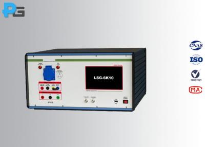 China Equipo de prueba de 300 V EMC, pantalla táctil del PLC del generador de la oleada de relámpago en venta