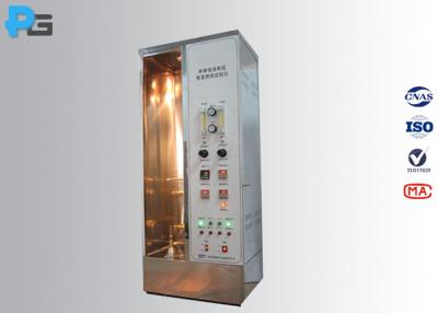 China IEC60332-1 Single Wire Flammability Test Apparatus 45 Degree Burner Angle for sale