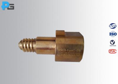China Calibre durável E14 do tampão da lâmpada, certificação do calibre de tomada CNAS da linha à venda