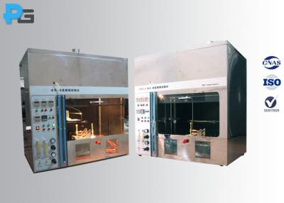 China Horizontal / Vertical Flame Electrical Testing Machine 50W 500W IEC60695-11-4 / 3 for sale