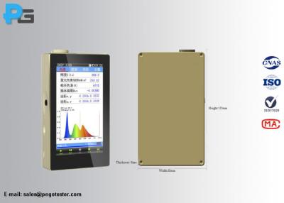 China colorímetro espectral portátil da irradiação do equipamento de testes da luz do diodo emissor de luz 230nm-850nm à venda