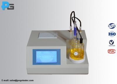 China Base del equipo de prueba del aceite del transformador del contenido de agua de los aceites en culombiométrico - método de Karl Fischer en venta