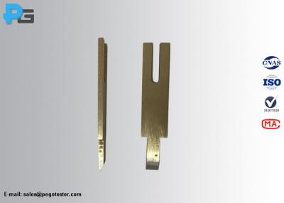 China IEC60112 Figure B1 Platinum Electrode 1 Pair / 99.9% Purity With Brass Extension for sale