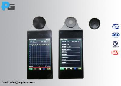 China Iluminómetro inalámbrico llevado pantalla LCD táctil del parpadeo del equipo de prueba de 3,5 pulgadas en venta