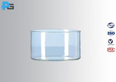 China IEC60335-11 Borosilicate Glass Cylindrical Container 190×90mm For Microwave Oven for sale