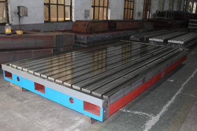 China T Slotted Motor Test HT250 Cast Iron Bed Plates Sand Casting for sale