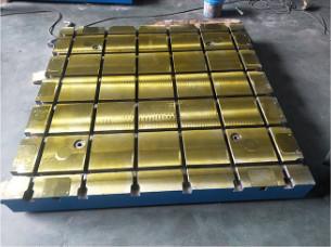 China Measuring Surface Cast Iron Bed Plates Grade 2 With T Slot for sale