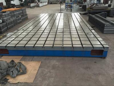 China X Box Cast Iron T Slot Base Plate Hand Scrap Surface Finish 5000 X 3000mm for sale