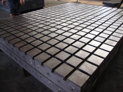 China Tee  Slotted Cast Iron Bed Plates 3 X 2.5 Meters  High Precision  Marking Out for sale