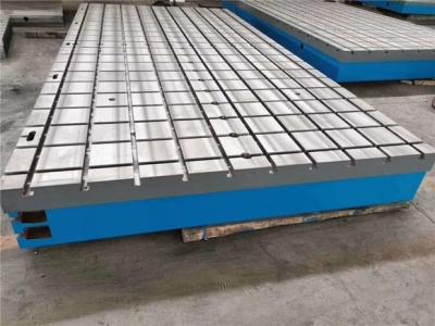 China Precision Cast Iron HT250 T Slot Base Plate for sale