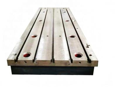 China Precision HT250 Cast Iron Bed Plates 3 Grade With T Slot for sale