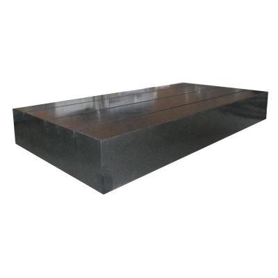 China Black Precision 1200 X 800 Granite Flat Surface Plate Slotted T Groove for sale