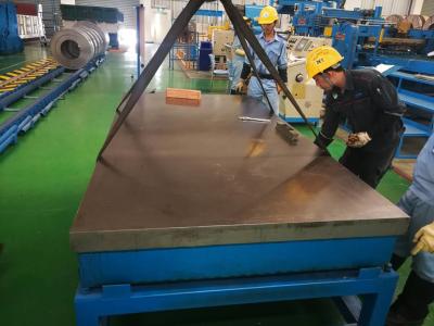 China Bastidor de arena de la placa de la superficie de la inspección del arrabio del hueco de 3 grados en venta