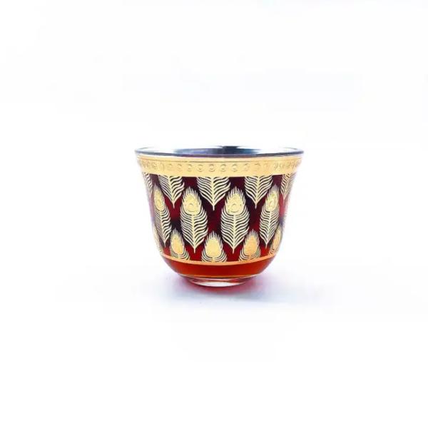 Quality Authentic Arabic Cups For Coffee Lightweight Turkish Coffee Cups Glass for sale