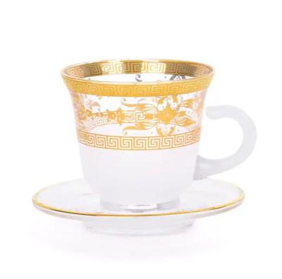 China Luxury Exotic Arabic Style Tea Set Exquisite Turkish Coffee Tea Set for sale