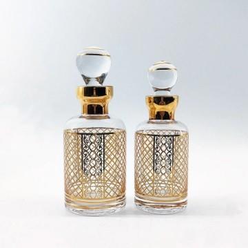 China Botellas de perfume portátiles árabes del Medio Oriente lujoso delicada artesanía en venta
