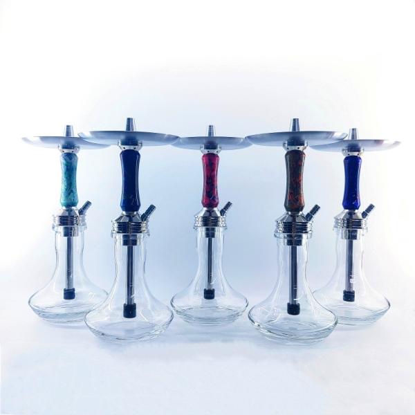 Quality Luxurious Aluminum Hookah exquisite Cylinder Hookah Smoke Tube for sale