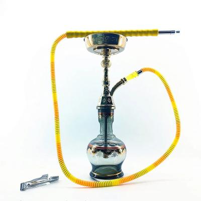 China Cylinder Arabic Hookah Accessory Luxury Hookah Glass Material for sale