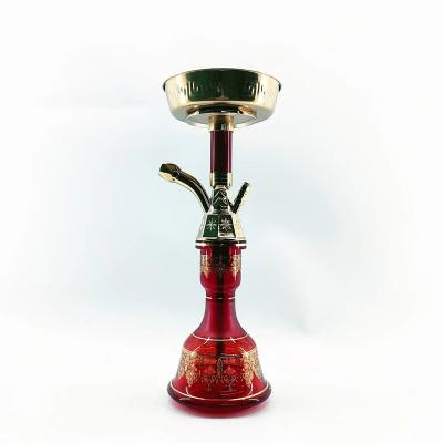 China Hookah árabe personalizado ligero para fumar Hookah de vidrio con manguera en venta