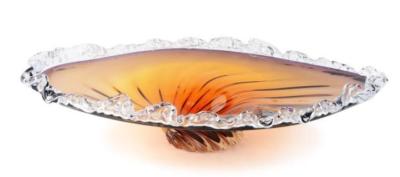 China Customized Glass Crystal Fruit Bowl Large Handmade Craftsmanship for sale