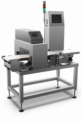 China High speed combined metal detection and check weigher machine for metal detection and weight sorting process for sale