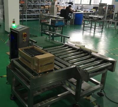 China CheckWeigher for Heavy Weight 10- 20kgs products weight  and reject process for sale