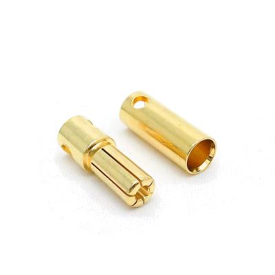 China Gold Plated Bullet Banana Plug RC 5.5mm Anti Corrosion Durable for sale