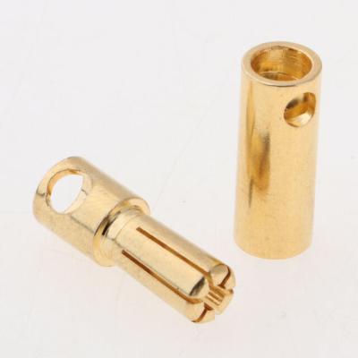 China ROHS Multipurpose RC Banana Connector , Corrosion Resistant Gold Plated Banana Plug for sale