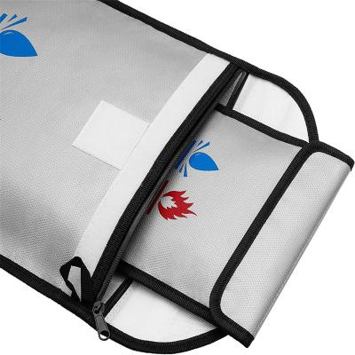 China Fiberglass Cloth Lipo Safe Bag Multipurpose Durable With Zipper for sale