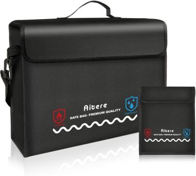 China Lockable Waterproof Lipo Battery Safe Bag , Fiberglass Lipo Battery Storage Case for sale
