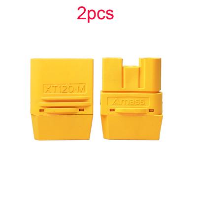 China Practical DC 500V XT120 Connector , Gold Plated ESC Banana Connector for sale