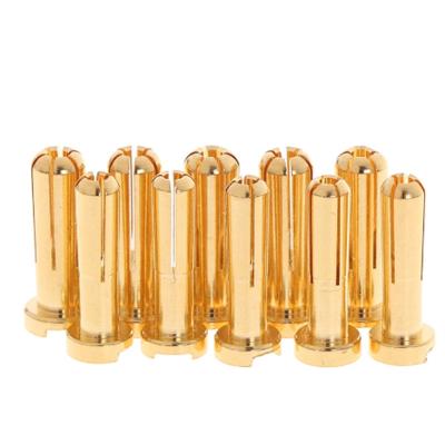 China 4/5mm Bullet Banana Plug Connector Male Female Gold Plated For RC Battery Part for sale