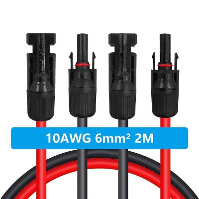 China DC 10AWG PV Photovoltaic Solar Cable With Waterproof Connectors for sale
