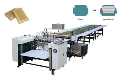 China Automatic Gluing Machine For Rigid Boxes Continuesly Feeding for sale