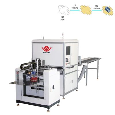 China Automatic Rigid Box Positioning Machine for Grey Board Boxes for sale