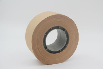 China 20mm 30mm Brown Kraft Paper Tape , Packing Cartons Paper Strapping Tape for sale
