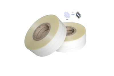 China Pasting Rigid Paper Box Hot Melt Tape Four Corner Pet For Sticking Corner Machine for sale