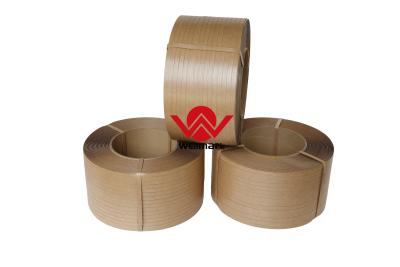 China 9 mm Width Green Packing Paper Strap Tape for sale