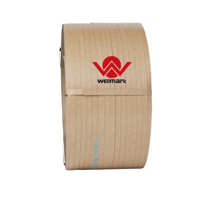 China Eco Kraft Paper Banding Tape / Paper Strap Tape From China Wellmark en venta