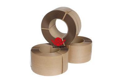 China 12MM Width Industry Packing Paper Strap Tape / Kraft Paper Strapping Tape for sale