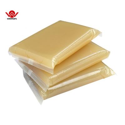 China Wellmark Factory Direct Sales Shoe Box Glue Hot Melt Jelly Glue For Gluing Paper Machine for sale