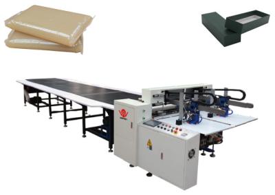 China Double Feeder Automatic Rigid Box Gluing Machine for sale
