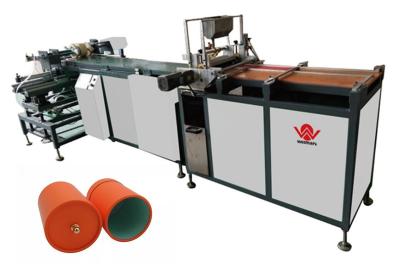 China Semi Automatic Round Box Making Machine For Red Wine Boxes for sale