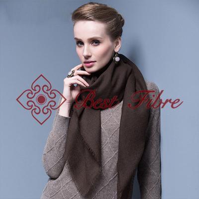 China Yak plain square scarf&shawl for sale