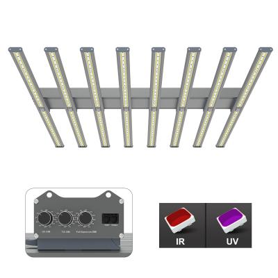 China 800W 1000W UV IR Greenhouse LED Grow Lights 3 Channel Spectrum Adjustable for sale