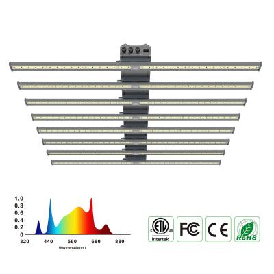 China Full Spectrum UV IR LED Indoor Greenhouse Lights Bar Plant Growth Increase for sale