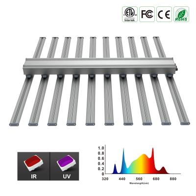 China 1000W Commercial Plant UV IR LED grow light  Full Spectrum for sale