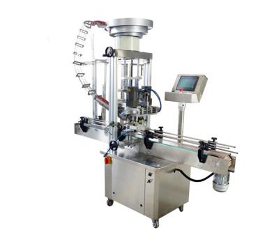 China Bottle Capper Machines Cap Bottle Capping Machine Youtube Videos Best Price For Glass With Cap Feeder for sale