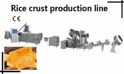 China Rice crust production line/puff food machine/3D puff food machine/triangle slice puffed food for sale